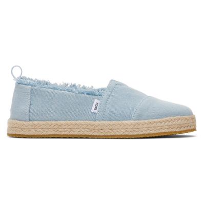 Toms Alpargata 10020625 Espadrille Kids US 12 Light Blue Casual Shoes ZPO1027 - Bellso